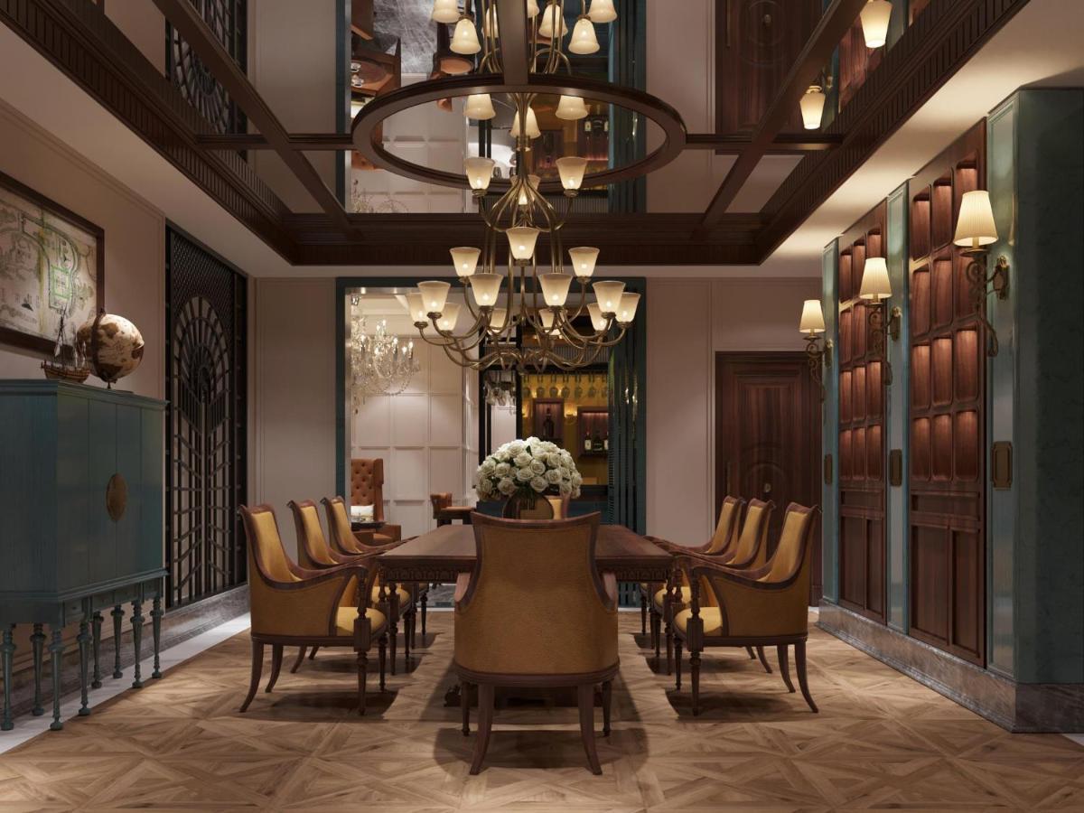 Grand Hotel Du Lac Hanoi Bagian luar foto 3D interior visualization of a dining room