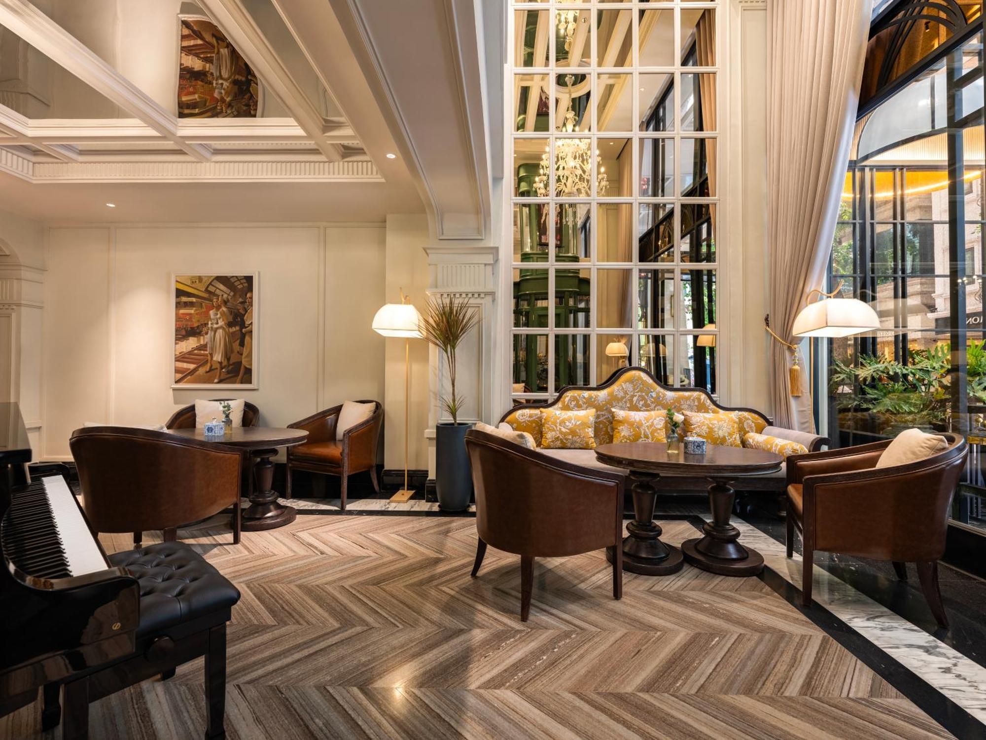 Grand Hotel Du Lac Hanoi Bagian luar foto The lobby of the hotel