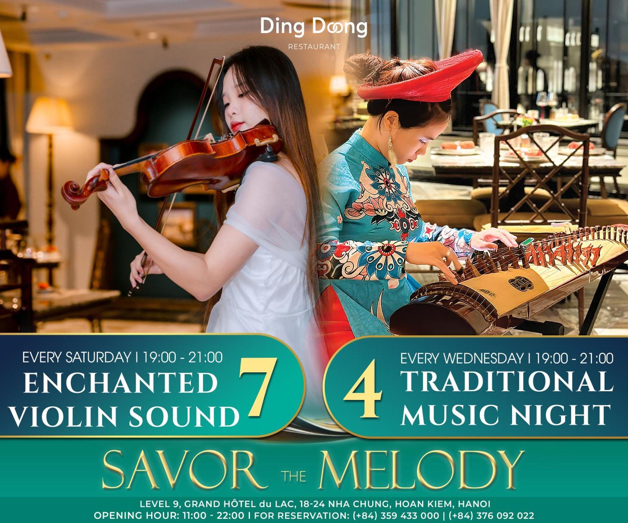 Grand Hotel Du Lac Hanoi Bagian luar foto 7/4 Traditional Music Night